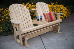 Treated Pine Double Adirondack Glider