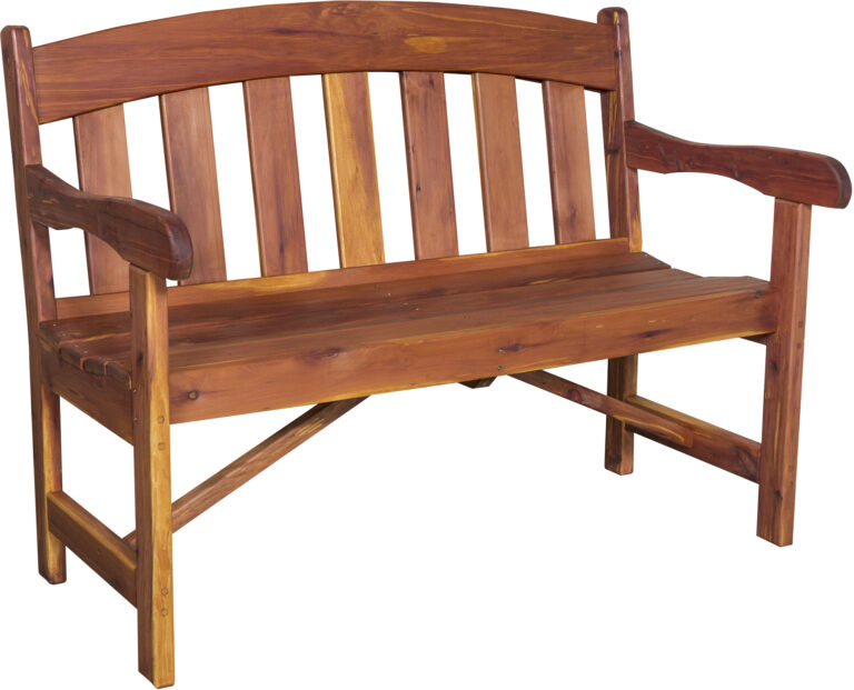 Cedar Arched Garden Bench