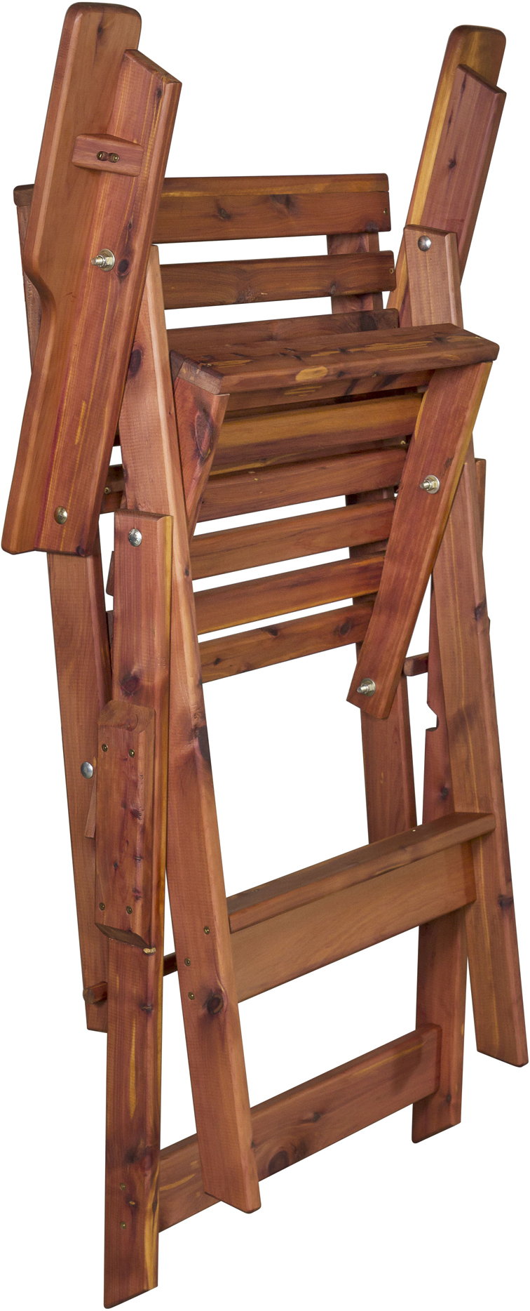Cedar Directors Chair Folded 