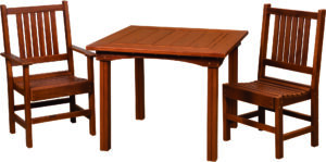 Cedar Square Table Patio Set