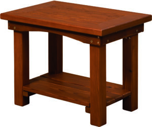 Large Cedar Side Table