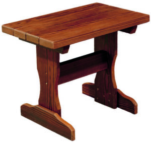 Cedar Outdoor End Table