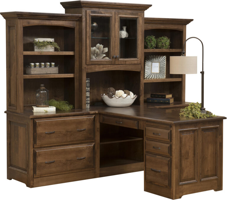 Amish Liberty Partners Desk and Hutch