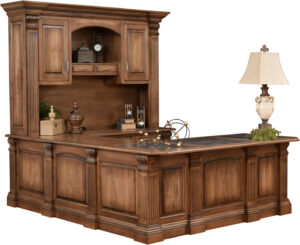 Montereau U Desk and Hutch