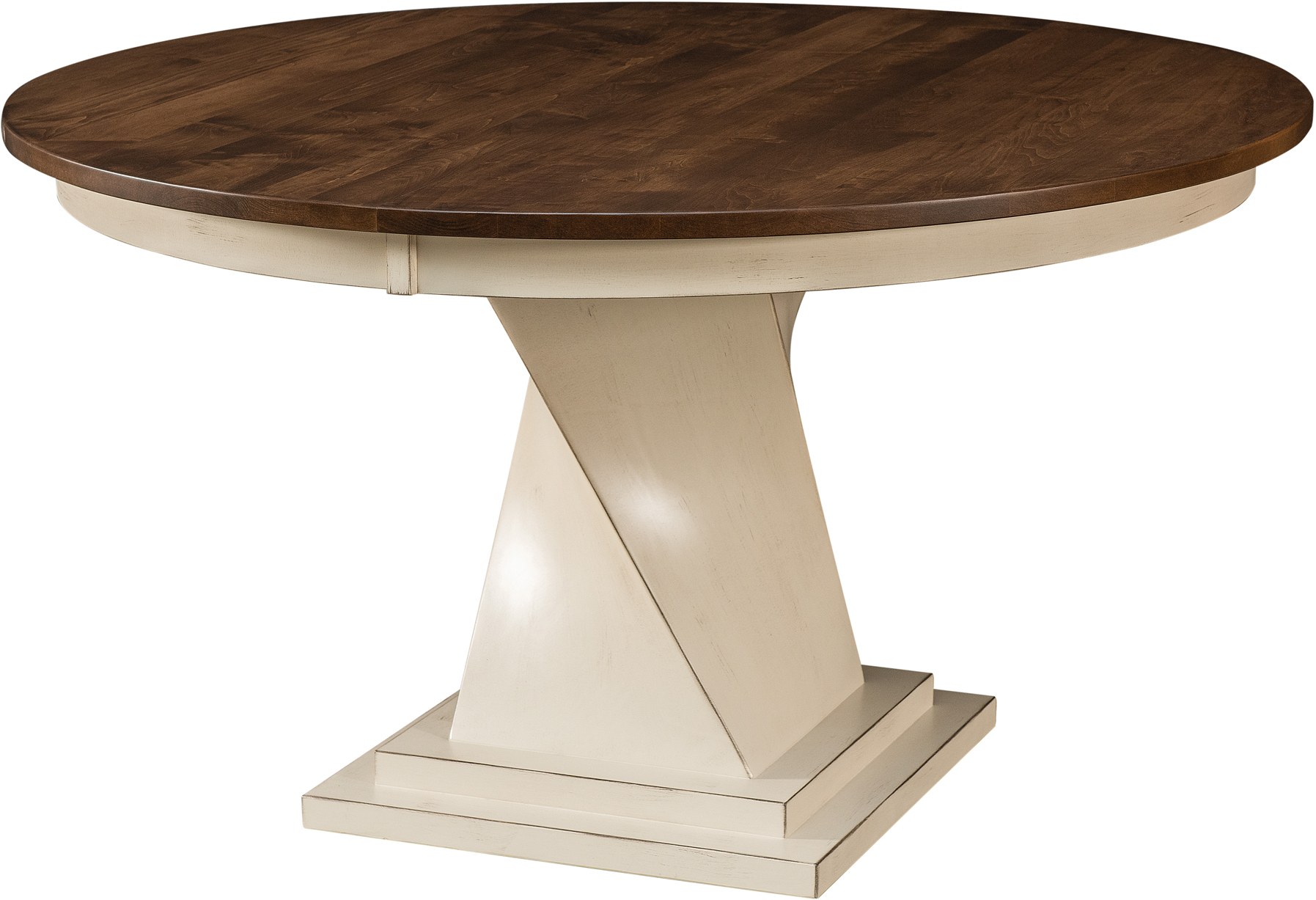 Lexington Single Pedestal Table Amish Dining Table Solid Wood Table