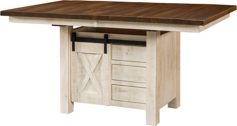 Amish Tulsa Cabinet Dining Table