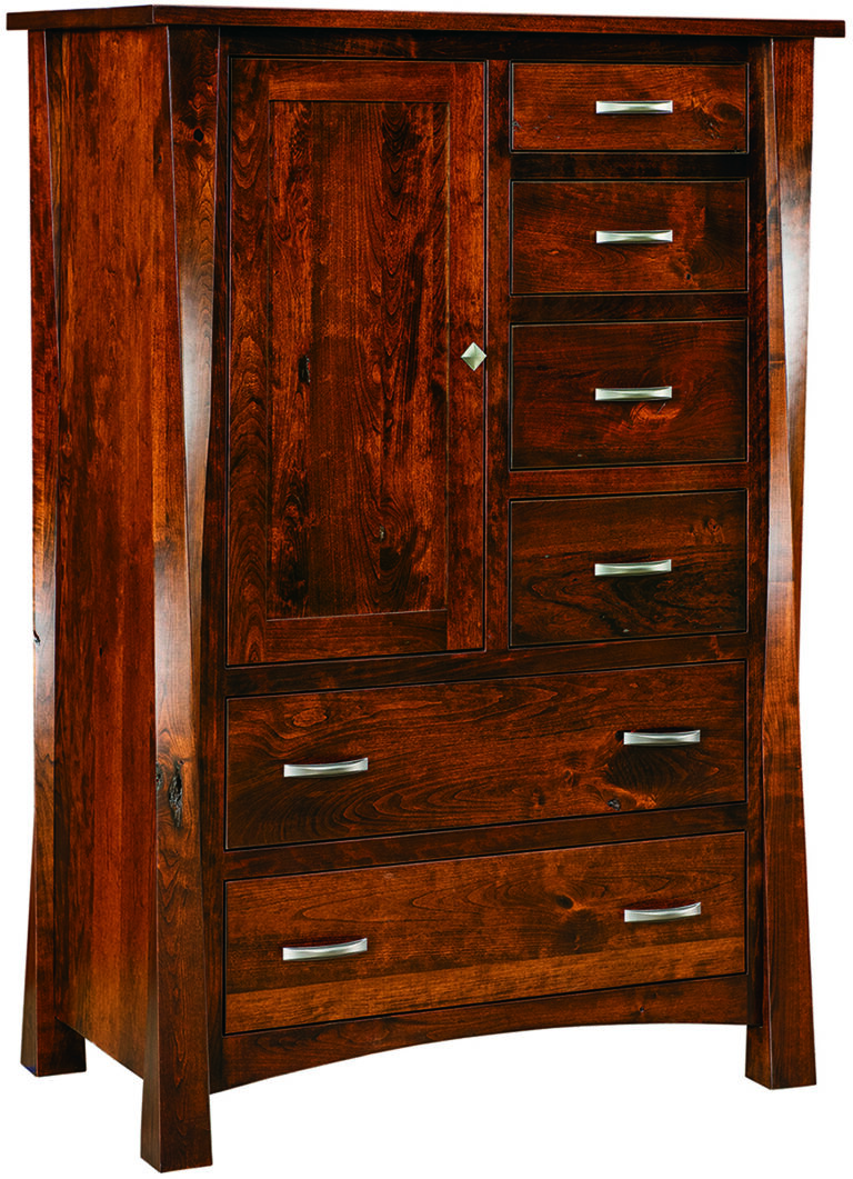 Amish Gentlemen's Chest in Rustic Cherry