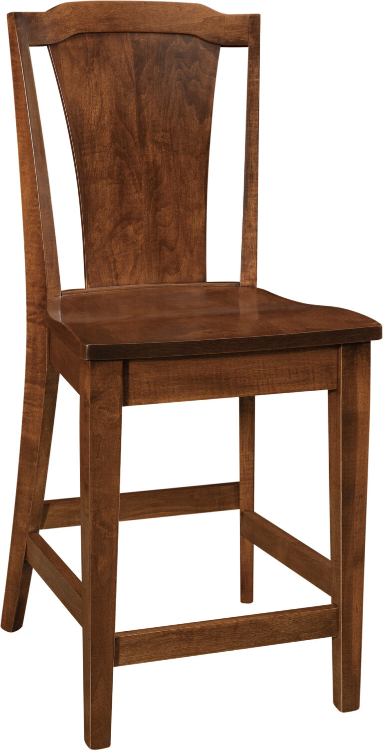 Amish Charleston Stationary Bar Chair