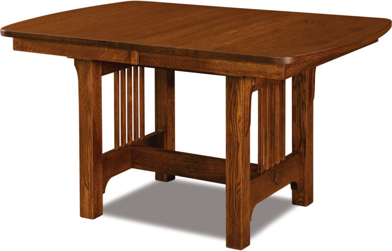 Custom Craftsman Mini Trestle Dining Table