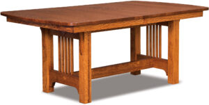 Craftsman Mission Trestle Dining Table