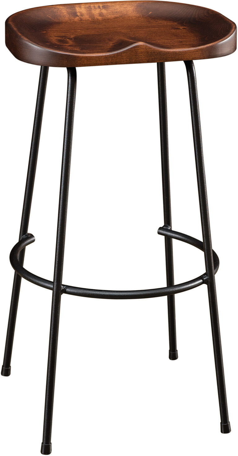 Amish Tosky Stationary Barstool at Bar Height