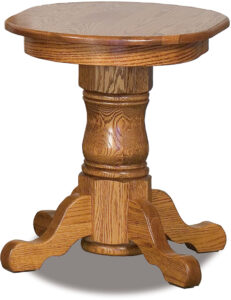 Hawkins Pedestal End Table