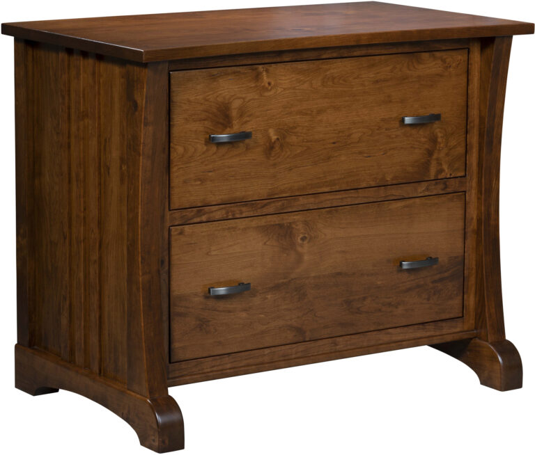 Amish Harmony Lateral Filing Cabinet with Two Drawers