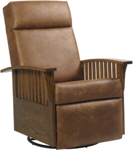 Mission-Style Swivel Glider Recliner