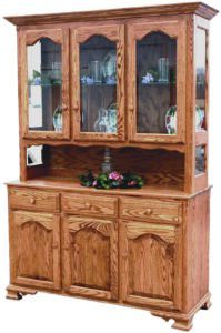 LaGrange 3-Door Open Hutch