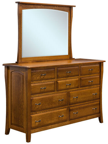 Amish Berkley Dresser and Mirror
