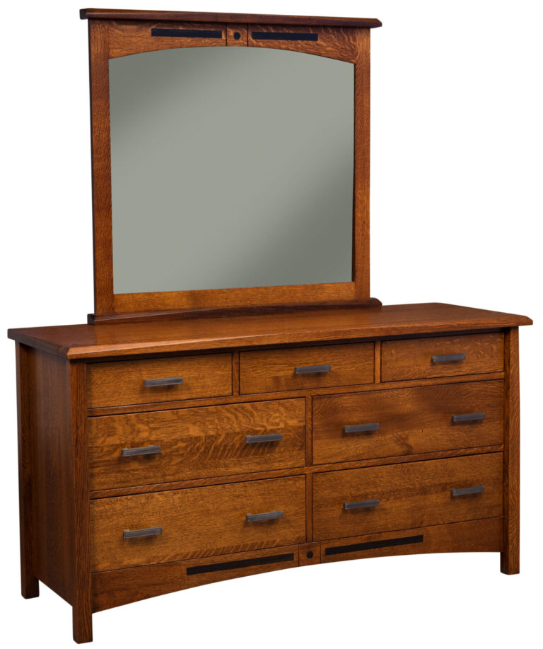 Custom Bel Aire 7 Drawer Dresser with Mirror