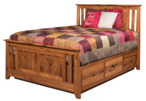 Berwick Style Combo Platform Bed with Storage