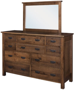 Regent Style Dresser with Mirror
