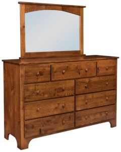 Ridgecrest Shaker Style Dresser with Mirror