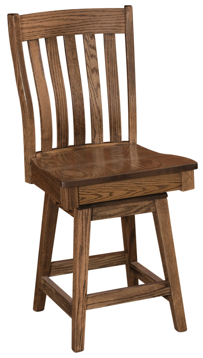 Amish Hillcrest Swivel Barstool