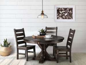 Elkhorn Style Pedestal Table Set