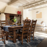 Columbus Style Trestle Table Set