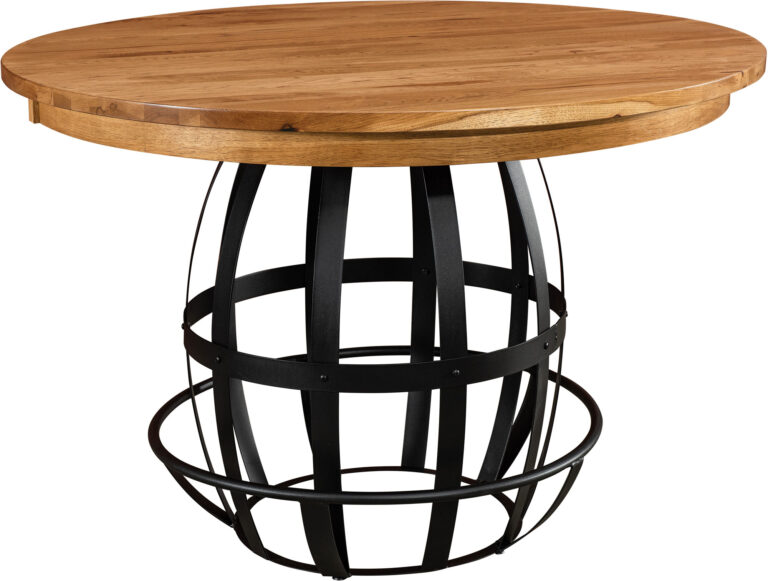 Amish Wabash Barrel Table