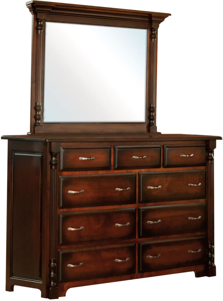 Custom Ashley High Dresser with Mirror