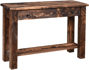 Barn Floor Style Sofa Table