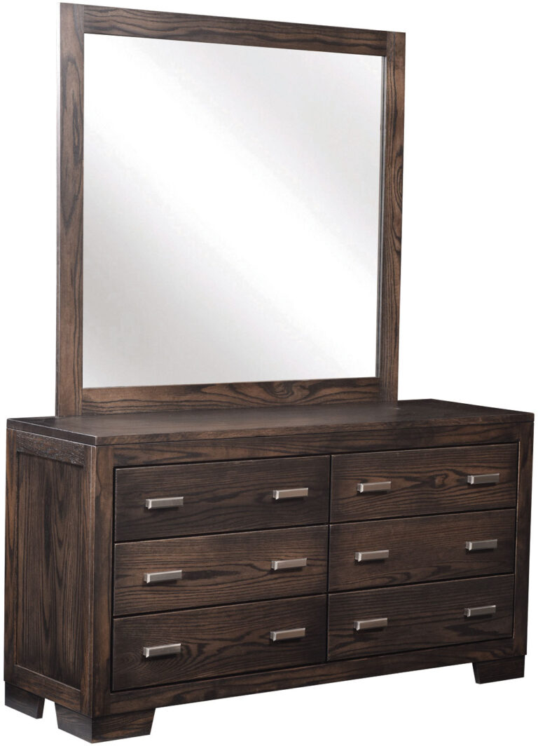 Custom London Low Dresser with Mirror