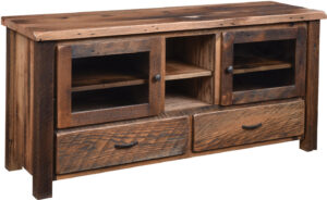 Reclaimed Post Mission Style Wide TV Stand