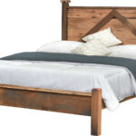 Reclaimed Post Mission Style Bed