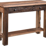 Reclaimed Post Mission Style Sofa Table