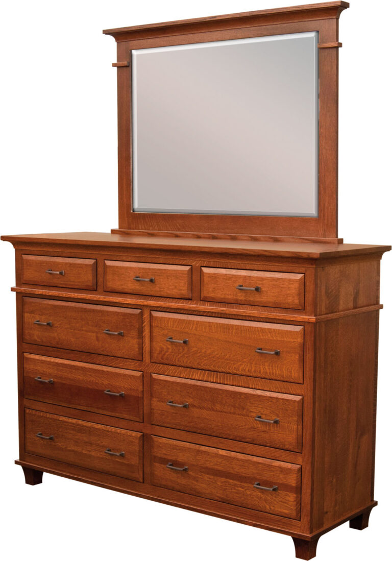 Custom Rockwell High Dresser with Mirror