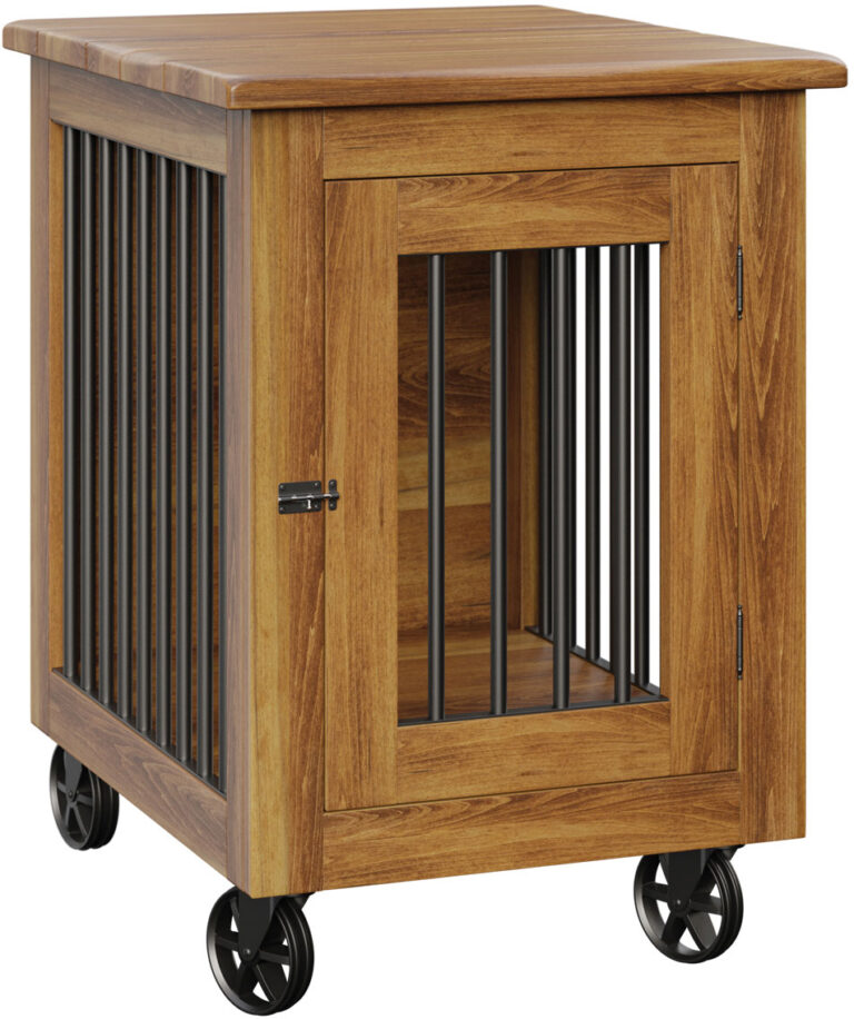 Custom Small Dog Crate with Hinge Door