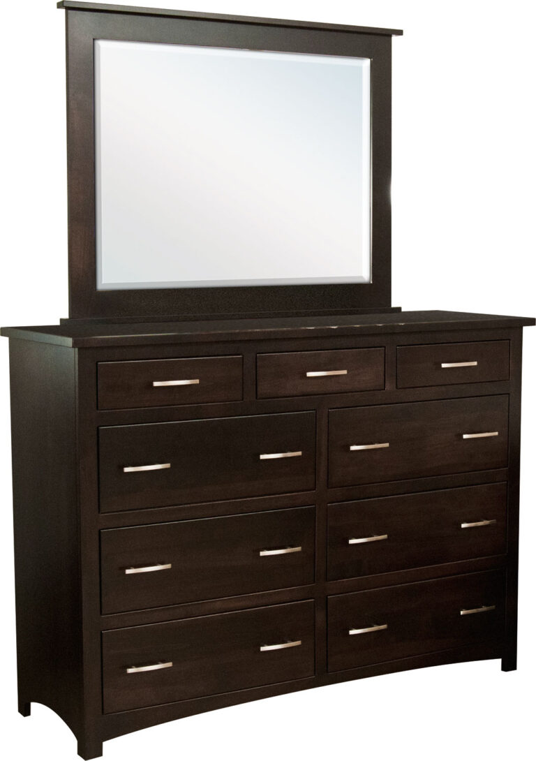 Custom Tersigne Mission High Dresser with Mirror