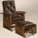 Houston Glider with Ottoman