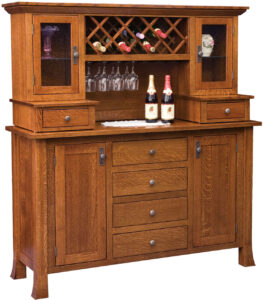 Old Century Wine Buffet with Hutch