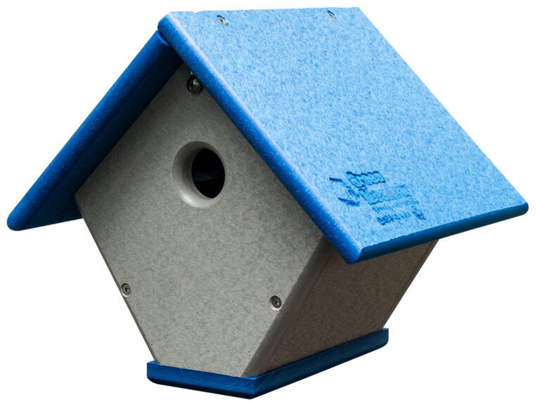 Custom Wren or Chickadee House - Blue