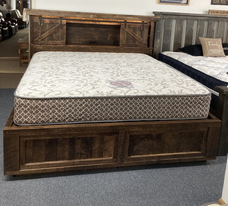 Custom Bookcase Platform Bed