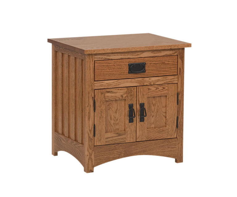 Custom Schwartz Mission 1 Drawer 2 Door Night Stand