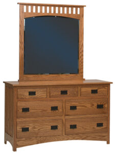 Schwartz Mission Dresser and Mirror