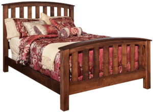 Schwartz Mission Wood Slat Bed