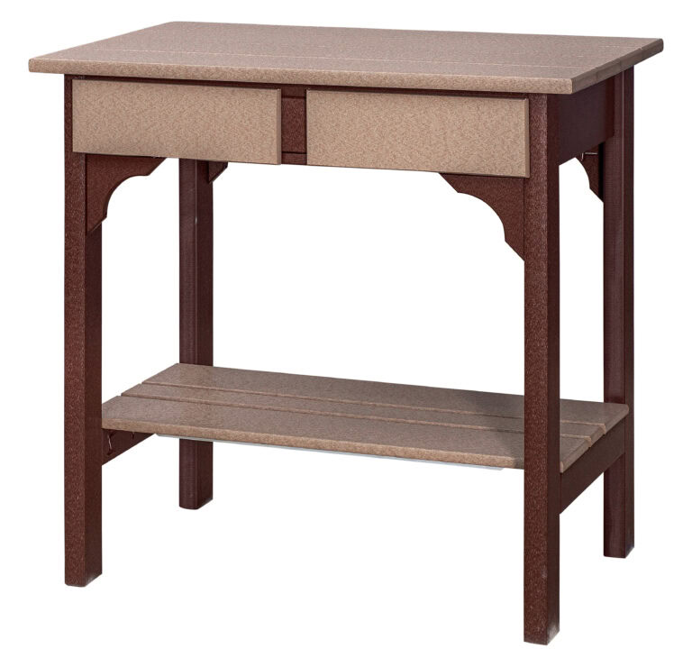 Custom Grill Table with Drawers