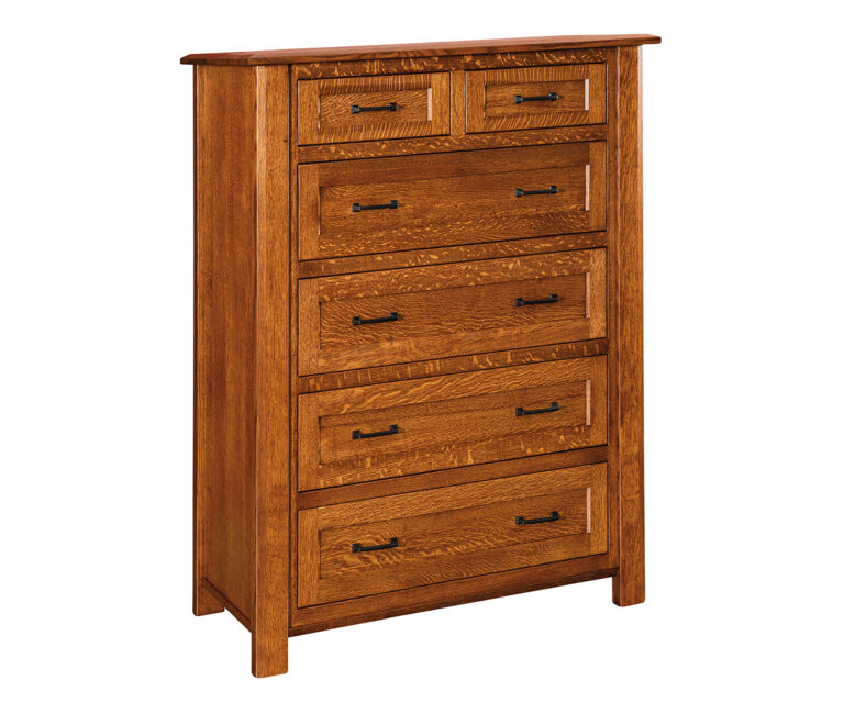 Custom Hudson Quarter Sawn Chest of Drawers