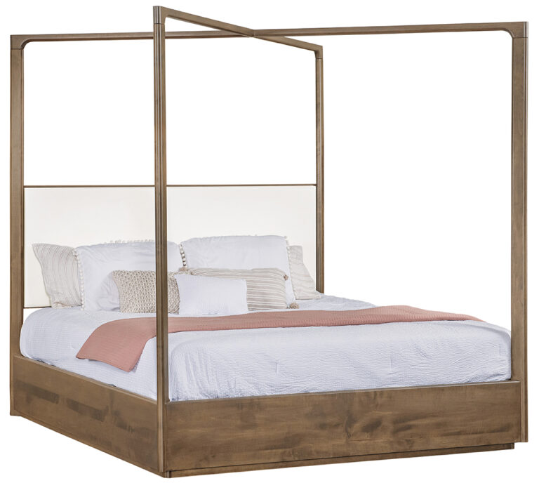 Custom Lacie King Platform Canopy Bed