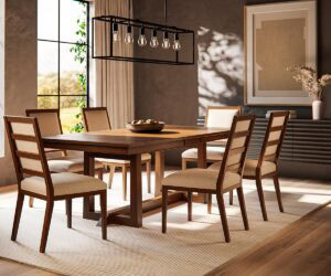 Audrey Trestle Table Set