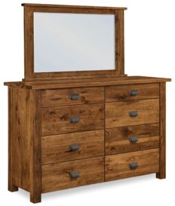 Beaumont Eight Drawer Dresser with Mirror