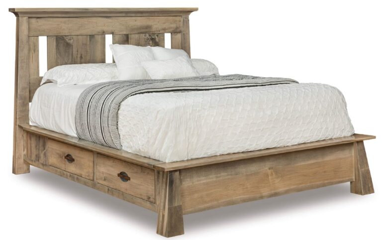 Custom Edgewood Storage Bed